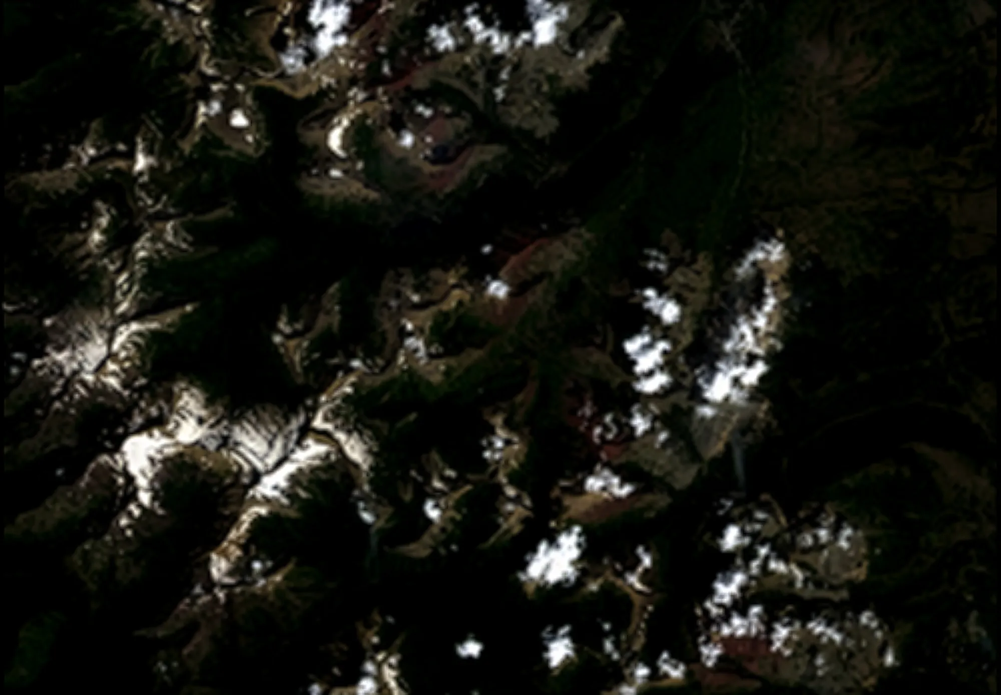 Burn scars and landscape change detected through satellite imagery